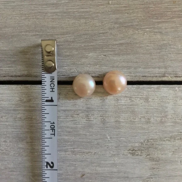 𝅺CHRISTMAS gift for her- Genuine pearl earrings with box - Picture 3 of 3